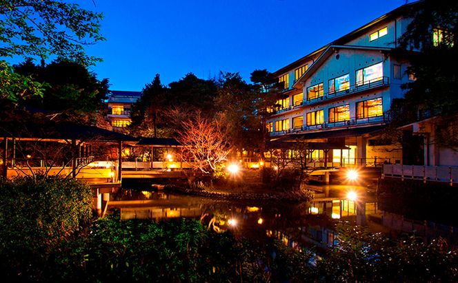 辰口温泉 まつさき【鳳凰棟 特別室】1泊2食付きペア宿泊券（2名様分） 温泉露天風呂＋温泉内風呂付（和室またはベッド付）