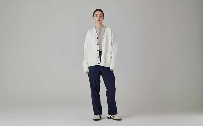 カーディガン アンユースレス スニットカーディガン 服 洋服 ファッション 耐久性 上品 コーマ糸 無撚糸コットン 洗濯可能 墨田区 東京都