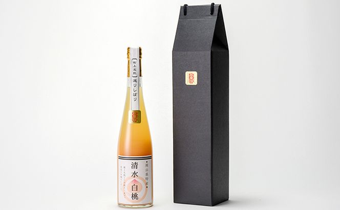 飲み物 フルーツ 翠果撰 岡山 清水白桃 ドリンク 1本 500ml 簡易箱入り 果物 果汁 飲料 ピーチ ジュース 上品 甘み 香り フレッシュ 愛情 美味しい 