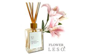 本物の花の香り リード・ディフューザー【リリー】 【 リード ディフューザー 花 香り 仙台市 アロマ インテリア フレグランス デザイン 室内 癒し 自然 空間 プレゼント ギフト エッセンシャルオイル リラックス 】 041009_HW001VC07