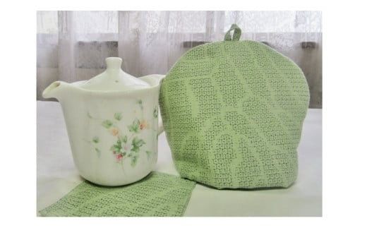 本場結城紬 リメイク ティーポット コーゼ（小） 結城紬 ティーポットコーゼ [BN039ci]