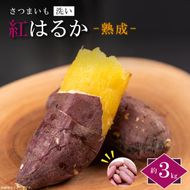 【2027年1月より順次発送】農産物直売所「やさいの声」　先行予約　さつまいも　紅はるか　熟成　洗い　約3kg(EK-11)