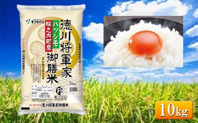 7年産 岐阜県産 ハツシモ（徳川将軍家御膳米）10kg