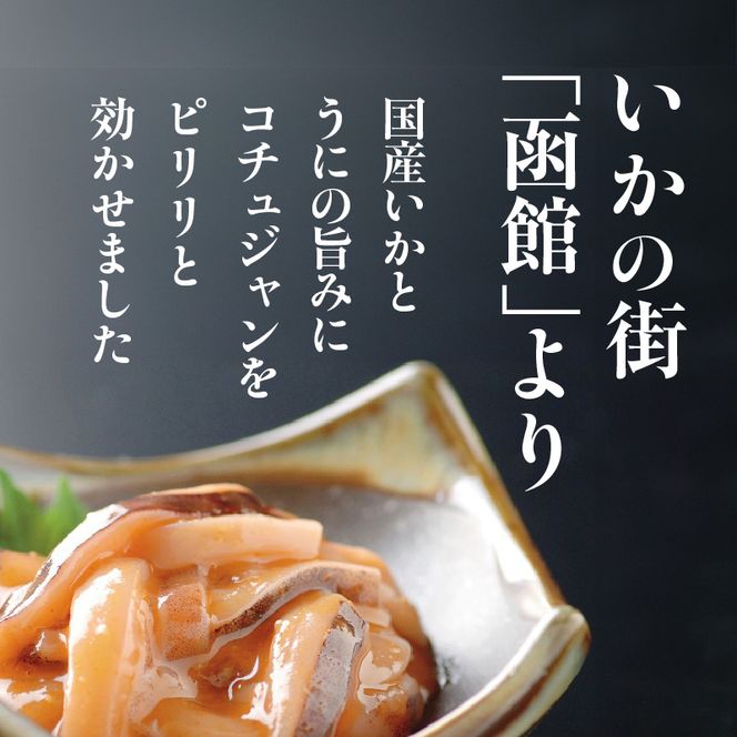 いかジャン辛70g×5パック コチュジャン 小分け 冷凍 国産 ジャン辛 海鮮 おすすめ 魚介 水産物_北海道 函館市_HD087-035