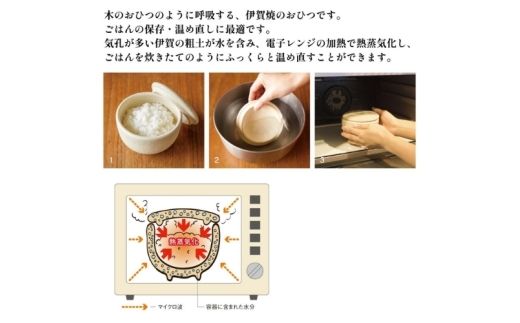 黄瀬戸／大：伊賀焼 おひつ 陶珍 (ごはん約2合分）【ngtn0027-1A】