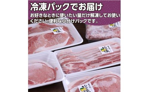 【CF-R7hbk】NIN010　なはりゆず豚セット1.5kg＋ゆず豚ソーセージ4P - バラ ロース モモ ひき肉 ソーセージ フランクフルト 豚肉 国産 詰め合わせ 冷凍 料理 おうちごはん 個包装 27000円 高知県産
