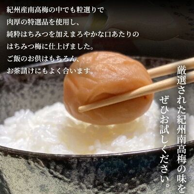 SF2023_紀州南高梅　はちみつ　家庭用Ｂ級　600ｇ
