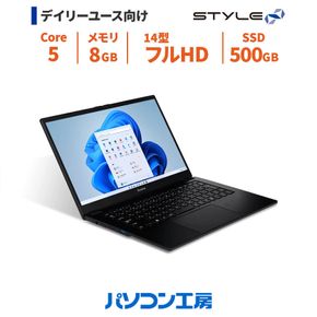 パソコン工房 4年間物損保証 14型ノートPC Core 5/SSD/No.358 322032_EE089
