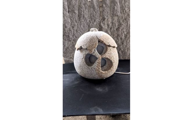 庵治石「石あかり」この実（まる型） 372013_GH017