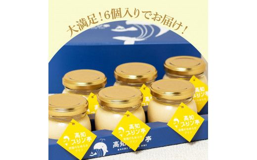 【CF-R7hbk】TKA023　高知プリン亭 究極のなめらかプリンセット 6個入り プリン ぷりん 瓶 おしゃれ かわいい 美味しい 定番 人気 プレゼント ギフト 冷たいスイーツ 送料無料 お取り寄せ おすすめ デザート  お祝い 贈答 贈り物