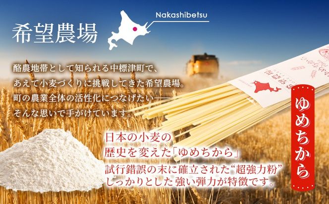 北海道中標津町産「ゆめちから」パスタ×6袋【82004】