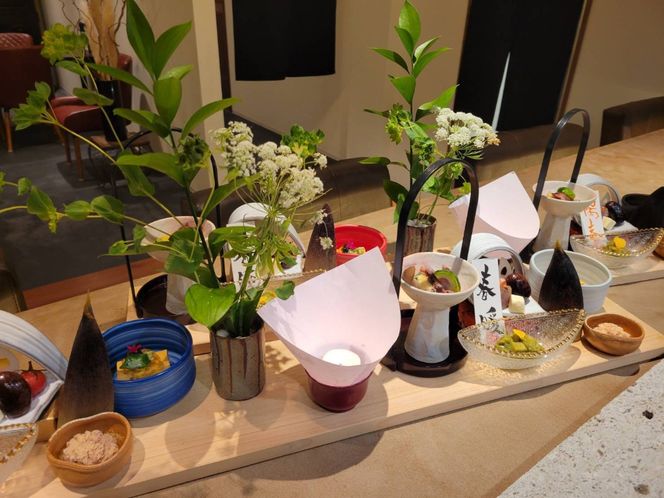 お食事チケット　「五味五感　時乃間」和モダンの空間で愛でる「創作日本料理コース」お食事チケット１名様 165-026