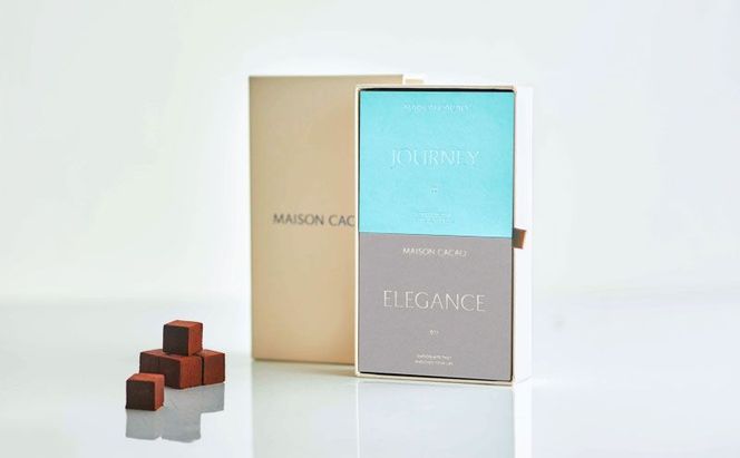 【ふるさと納税】MAISON CACAO メゾンカカオ アロマ生チョコレート 2種セット（16粒×2箱） ギフトボックス入 冷凍配送 神奈川県茅ヶ崎市