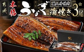 職人手焼きの本格うなぎ蒲焼き3尾_AC-33-003-3