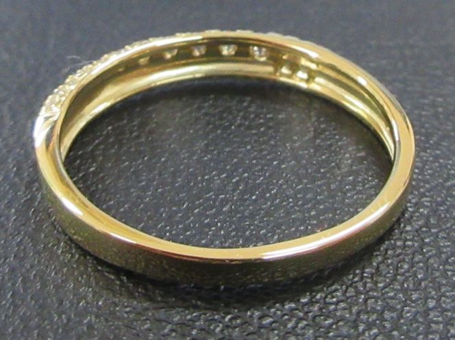 K18YG H&Cダイヤ0.16ct リング SWCB001