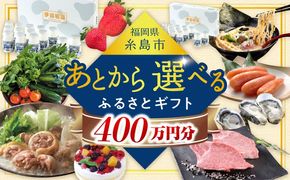 【あとから選べる】糸島市ふるさとギフト 400万円分 コンシェルジュ 糸島[AZZ015]