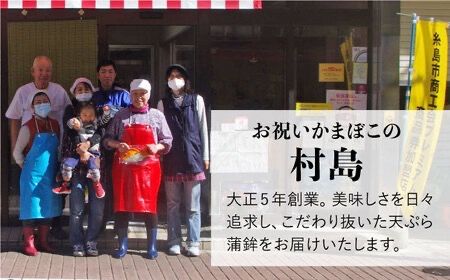 【年内発送】天ぷら 蒲鉾 詰め合わせ (15種32点) Dセット 糸島市 / 村島蒲鉾店 惣菜 かまぼこ [AHH010] 蒲鉾 天ぷら 鯛蒲鉾 板蒲鉾 紅白 祝い イカ天 海鮮天 紅