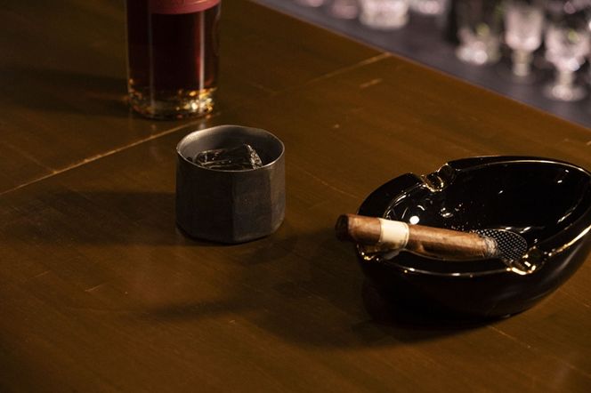 169-48-005　“ hikiZAN ”Premium Titanium Whisky Glass 1st model【 ウイスキーグラス 茨城県 日立市 】