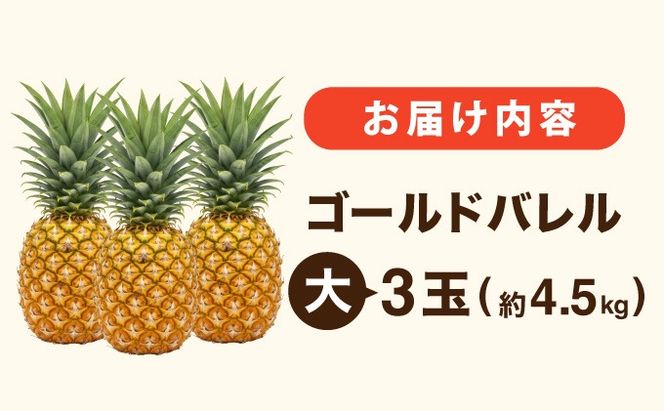 ≪5月上旬順次発送≫ゴールドバレル 大 3玉（約4.5kg） TP-17