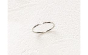 シルバー 丸つち目 細リング（ハンドメイド）【サイズ：16号】 232238_WW134VC10