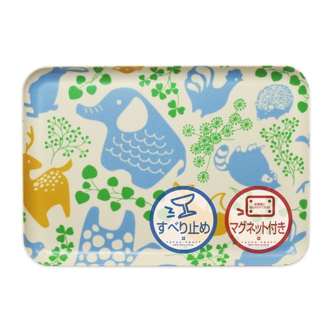 TATSU-CRAFT マグネットトレー M 33cm どうぶつ すべり止め付き ［Tk1085］ 303446_DA90817