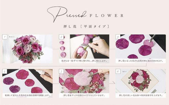 想い出が宿る押し花額サイズS【ミルキーホワイト】 押し花 額装 プロポーズ 誕生日 結婚記念日 卒業式 開業祝い 退職祝い 母の日 父の日 お祝い ギフト プレゼント 愛知県 日進市