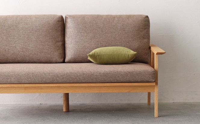 ミニクッション 長方形 カプリス グリーン 約 42cm × 26cm クッション ソファ 生地 秋山木工 秋山木工株式会社 国産 静岡県 藤枝市