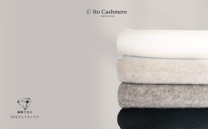 G3610 100％ピュアカシミヤ・大判ストール ミッドグレー フリンジ無し【高級 カシミア おしゃれ ファッション 防寒 かしみあ】