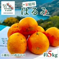 【先行予約】【家庭用】はるみ 約5kg | 柑橘 みかん 果物 フルーツ 愛媛県産 農家直送 　※離島への配送不可　※2027年1月下旬から順次発送予定 IKTAU004