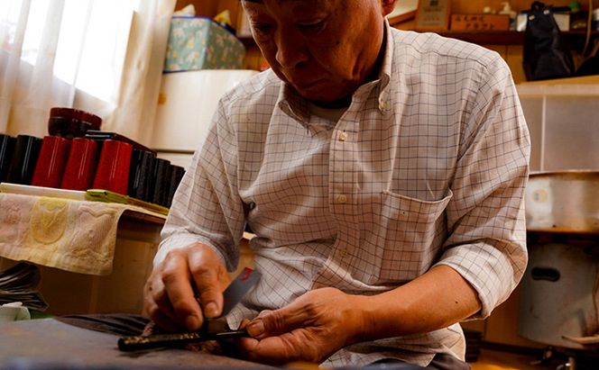 津軽塗　箸（大）1膳・唐塗 黒上 工芸品 お箸 手作り 伝統技術 