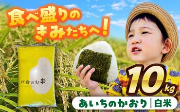 ＼11月～選べる配送月／ あいちのかおり　白米　10kg　お米　ご飯　愛西市／株式会社戸倉トラクター[AECS002]