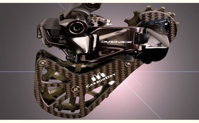 CDJビッグプーリーキット V3PLUS（シマノR92／R81系） 自転車用 パーツ 高強度超 軽量 静音 抵抗軽減 マット仕上げ フルセラミック 専用オイル付属 