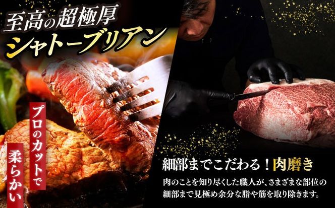 【全12回定期便】博多和牛 食べ比べ ステーキ 定期便 ( サーロイン /  ヒレ /  シャトーブリアン ) <毎月 3枚 × 200g お届け！>《築上町》【久田精肉店】 肉 和牛 牛 精肉[ABCL144]
