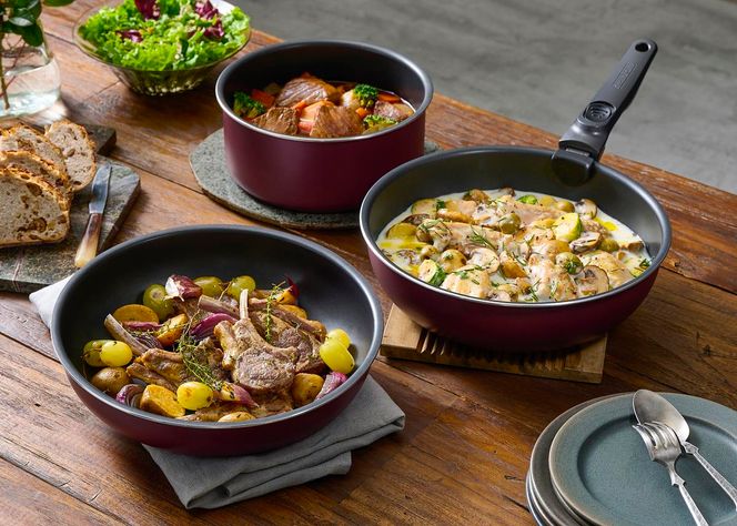 フライパン セット 9点 セット 取っ手が取れる ワインレッド TERACOAT  EHDC-T9S アイリスオーヤマ IH ih ガス IH対応 鍋 卵焼き器 エッグパン 蓋 取っ手 調理器具 ギフト プレゼント 贈答品 贈答 贈り物 新生活