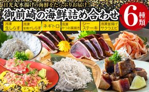 日光丸水揚げの海鮮をたっぷりお届け！御前崎の海鮮詰め合わせセット（1～2人前）海鮮 詰め合わせ セット 冷凍 時短 おつまみ おかず ごはん 加工品 222232_BC037