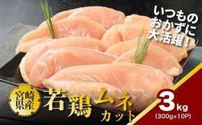 鶏ムネカット 小分け 3kg　K16_0126