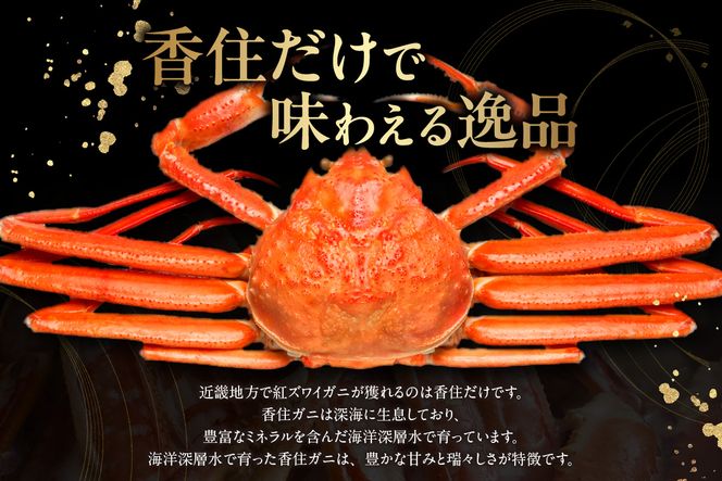 【香住ガニ タグ付き 浜茹で 700g以上×2杯 合計1.4kg以上】冷蔵 【令和8年3月以降発送予定】 国産 選ばれたタグ付きの高級香住ガニです 香住カニ 香住 かに ベニズワイガニ ゆで蟹 丸ごと ボイル 脚 爪 身 ほぐし むき身 かにすき しゃぶ 鍋 大人気 人気 おすすめ 兵庫県 香美町 香住 丸近 19-13