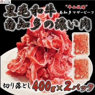 [数量限定]牛肉 切り落とし 400g×2P 800g (4人前) 南知多マザービーフ 経産牛