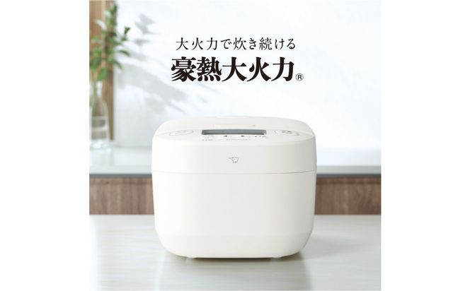象印 圧力IH炊飯ジャー 5.5合炊き ( 炊飯器 ) 「 極め炊き 」 NWYD10-WA ホワイト 272183_AK145