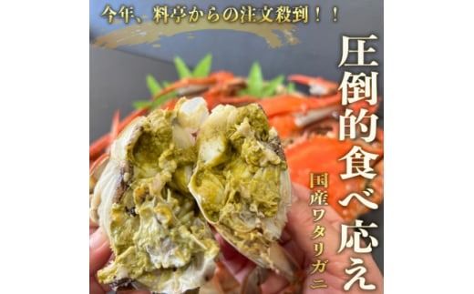 ＜大好評＞天然 ボイル ワタリガニ (オス)1kg [3杯前後]