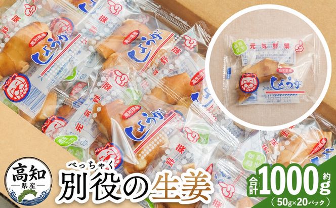 生姜 50g×20パック 別役の生姜 bc-0031