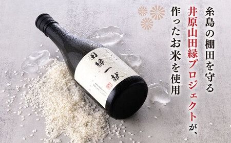 無農薬で育てたお米で作った 日本酒 『田縁一献（でんえんいっこん）』 純米酒 720ml×2本 糸島市 / NPO法人田縁プロジェクト [AUM001] 酒 日本酒 純米酒 720ml 2本 セット ギフト 贈り物