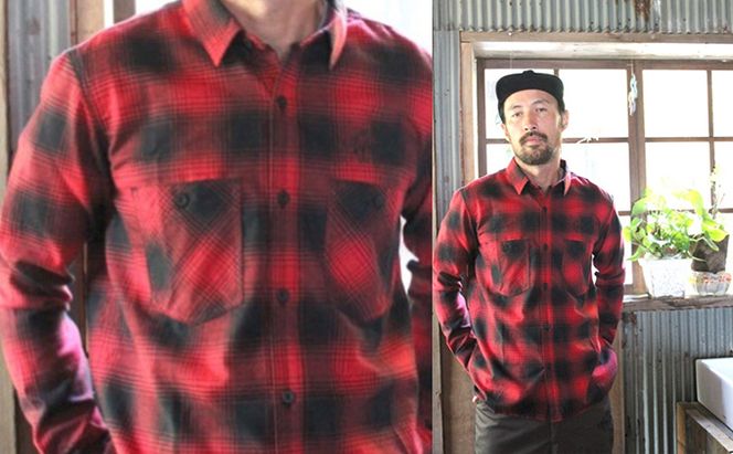 GONZO SURF　オンブレチェックネルシャツ ファッション 服 男性 メンズ 