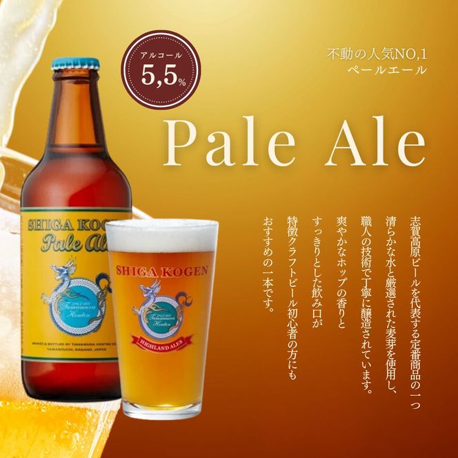 定期便 6ヶ月 志賀高原ビール12本セット ※WEB申込限定 【 クラフトビール 志賀高原ビール 飲み比べセット 玉村本店 ビール 詰め合わせ セット 地ビール 飲み比べ 黒ビール ipa ペールエール 酒 お酒 定期 お楽しみ 6回 】 