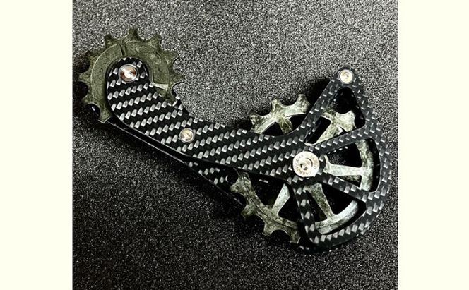 CDJビッグプーリーキット V3PLUS（シマノR92／R81系） 自転車用 パーツ 高強度超 軽量 静音 抵抗軽減 マット仕上げ フルセラミック 専用オイル付属 