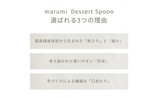 989. marumiカトラリー デザートスプーン 2本 313726_BX001