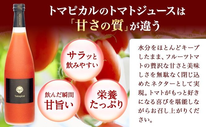 トマト ジュース トマトジュース トマピカル ネクター フルーツトマト 選べる 700ml 350ml 1本 2本 株式会社ジェイ・イー・ティ・アグリ《30日以内に出荷予定(土日祝除く)》岡山県 笠岡市 送料無料 トマピカルネクター ソフトドリンク 野菜 野菜ジュース---J-03---