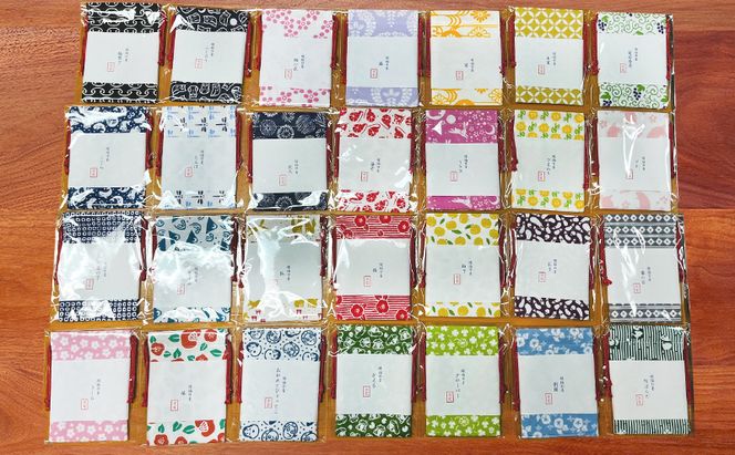 縁福巾着 (H13.5cm×W10cm) おまかせ 5枚セット 全50種類以上 巾着 巾着袋 ポーチ セット ハンドメイド 和風 和柄 岡山 赤磐市