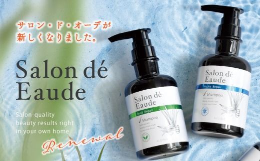 サロン・ド・オーデ ハイドロリペア シャンプー ＆ トリートメント 各 500ml 2本 セット ダメージ補修 ノンシリコン 無着色 ボトル 液体 アロインス製薬 美容 美容品 化粧品 日用品 消耗品 高知 高知県 四万十 四万十市 しまんと 25-92