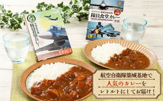 航空自衛隊 築城基地 名物 隊員食堂 カレー (中辛 2個 + 牛すじ 3個)《築上町》【NPO法人築上町観光協会】 レトルトカレー [ABAX001]